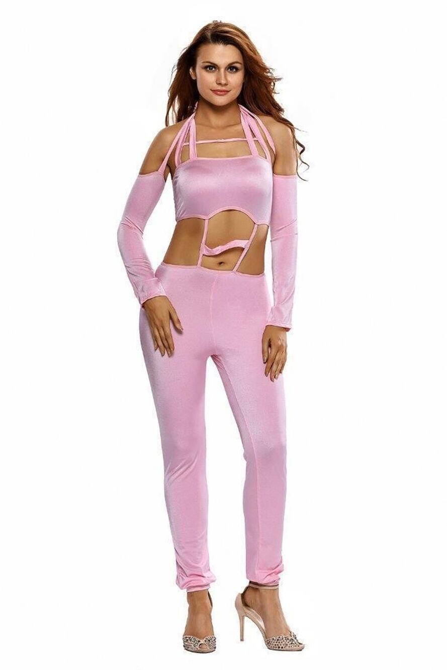 Pink Jumpsuit Size L